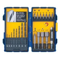 20 Piece Fastener Drive Tool and Drill Bit Set
