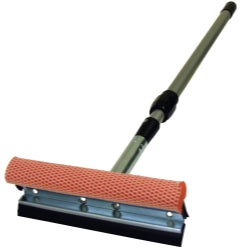 8" Metal Head Squeegee - with a 21" - 36" Extension Handle