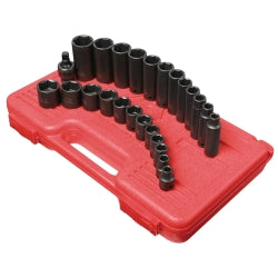 25 Piece 3/8" Drive SAE Master Impact Socket Set
