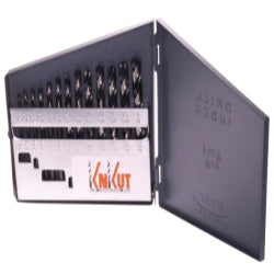 KnKut 13 Piece Jobber Length Drill Bit Set 1/16"-1/4" by 64ths