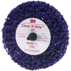 4" Scotch-Brite Roloc + Clean and Strip XT Disc