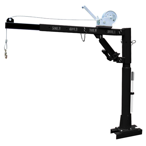 1000 Lb Pick Up Truck Crane And Cable Winch