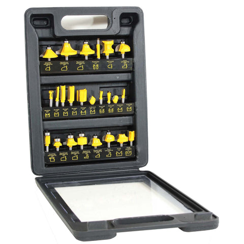 24 Piece Router Bit Set
