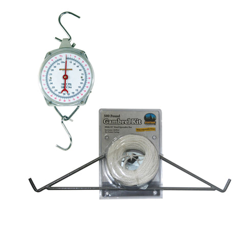 500 Lb Gambrel Hoist Kit With Hanging Scale