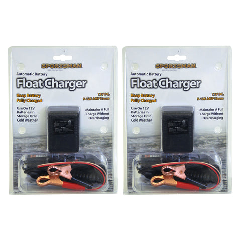 2 Piece Automatic Battery Float Charger