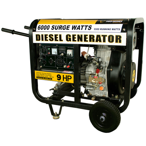 6,000 Surge/5500 Running Watt Diesel Generator