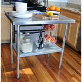 Stainless Steel Work Table 24 x 36 Inches