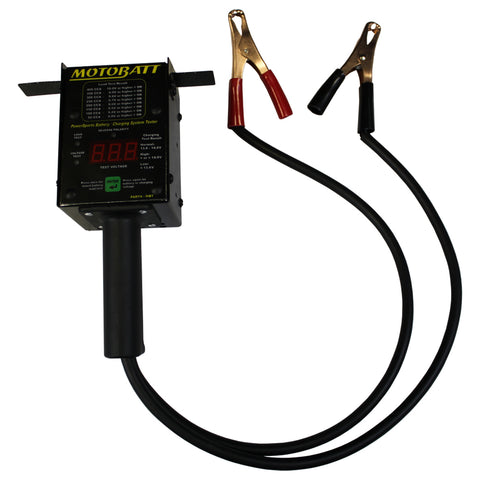 MotoBatt 12V Battery and System Fixed Load Tester with Time Load and Digital Meter
