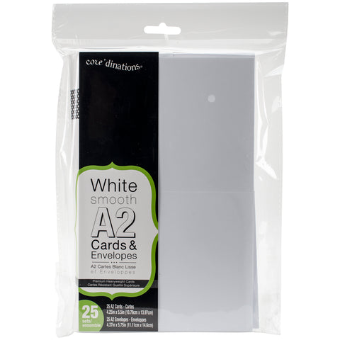 Darice Heavy weight A2 Cards Envelopes 4.375 X5.75 Inches   White