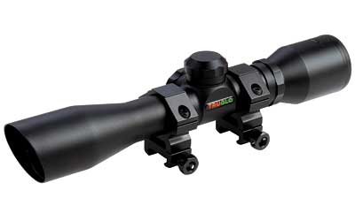 TRUGLO 4X32 SR DIAMND BLK W/ RINGS