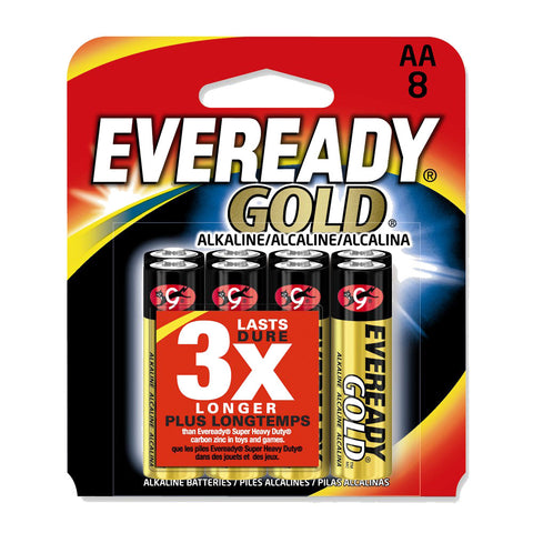 8  Pack of  H/I1 Quality  Eveready Gold Batteries