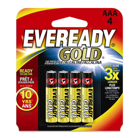 4  Pack of AAA of Eveready Gold Batteries