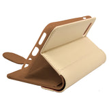 IPhone 7 Leather Wallet Pouch Card Slot Case Cover Brown