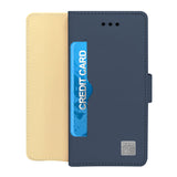 IPhone 7 Leather Wallet Pouch Card Slot Case Cover Blue