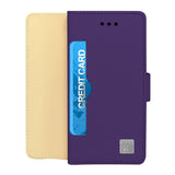 IPhone 7 Leather Wallet Pouch Card Slot Case Cover Purple