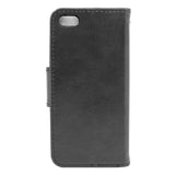 IPhone 6/6S Folio Folio Cover with Credit Card ID Holders Leather Wallet Pouch Case Cover Black
