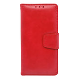 IPhone 6/6S Folio Folio Cover with Credit Card ID Holders Leather Wallet Pouch Case Cover Red