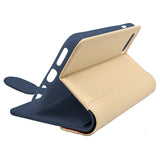 IPhone 7 Plus Leather Wallet Pouch Card Slot Case Cover Blue