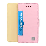 IPhone 7 Plus Leather Wallet Pouch Card Slot Case Cover Pink