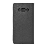 Samsung Galaxy J5 2016 Folio Cover with Credit Card ID Holders Leather Wallet Pouch Case Cover Black