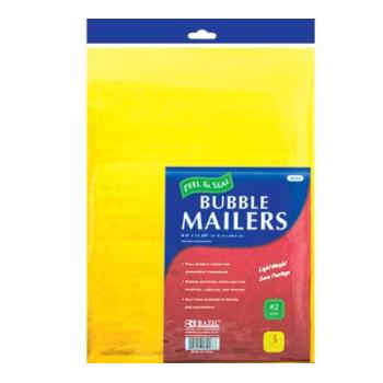 BAZIC 8.5" X 11.25" (#2) Self-Seal Bubble Mailers (3/Pack) Case Pack 24
