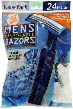 Disposable Razor Blades 24-Pack Case Pack 12