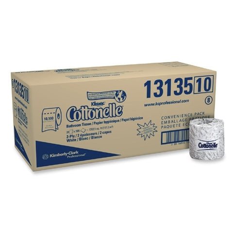 Kimberly-Clark Bathroom Tissue,2-Ply,4"x4-1/2",505 Sheets/Roll,20/CT,White Case Pack 20