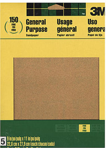 3M Sandpaper (Fine Grit) Case Pack 4