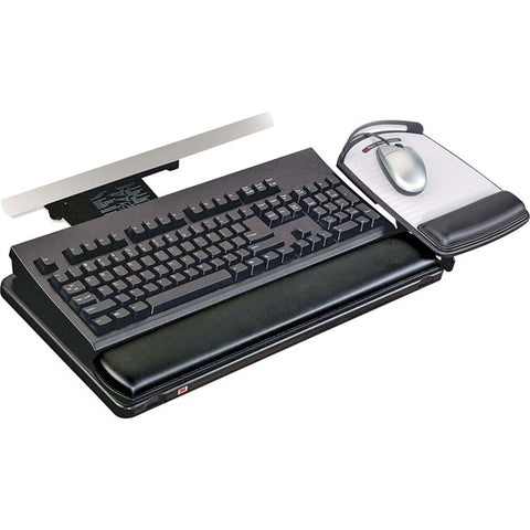 KEYBOARD TRAY ADJUSTABLE LEVER