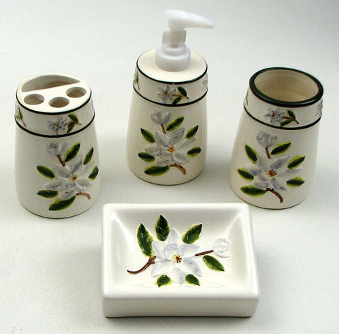 Magnolia Bathroom 4 pc Set