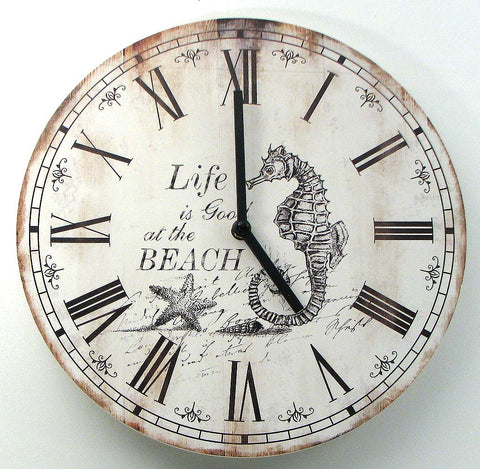 Wood Nautical Wall Clock