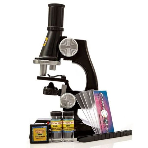 Kids Microscope 100X-400X With LED Light Case Pack 8