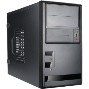 InWin EM013 mATX Mini-Tower Case (w/350W PSU) Black/Silver