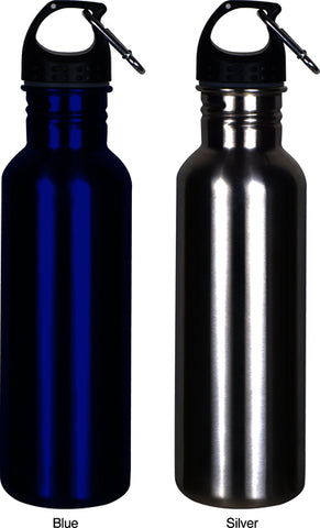 Worthy Wide-Mouth 18/8 Stainless Steel Sports Bottle - Blue Case Pack 2
