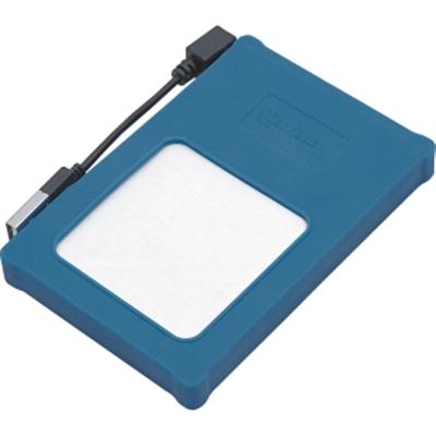 USB 2.0 Drive Enc 2.5" Blue