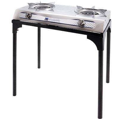 SS 2 Burner Stove w Stand