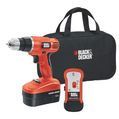 BD 18V Cordless Drill Red