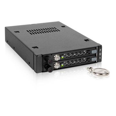 2Bay 2.5 SAs SATA Mbl Rck Lock