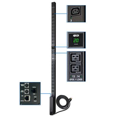 Switched Metered PDU w RM 208V