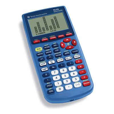 TI 73 Explorer  Blue
