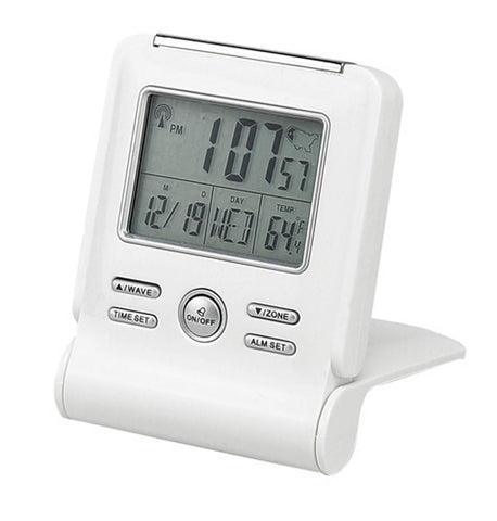 Atomic Travel Alarm Desk Clock