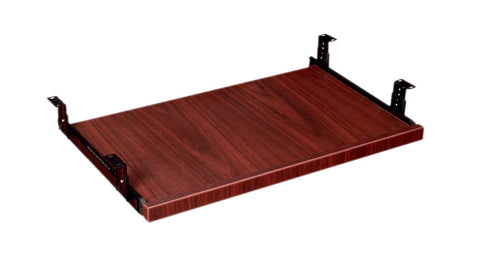 Boss Office Furniture Keyboard Tray, Mahogany