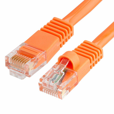 Cmple RJ45 CAT5 CAT5E ETHERNET LAN NETWORK CABLE -w 150 FT Orange