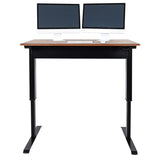 Luxor 48" Pneumatic Adjustable Height Standing Desk