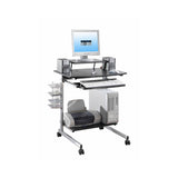 Techni Mobili Compact Computer Desk Espresso