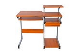 Techni Mobili Multifunction Computer Desk Wood Grain