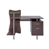 Techni Mobili Computer Desk Chocolate. 1 Box Chocolate
