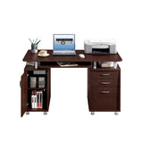 Techni Mobili Complete Computer Desk Chocolate