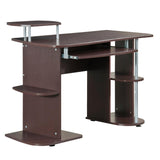 Techni Mobili Multifunction Computer Desk Chocolate 30" H x 48" W x 24" D