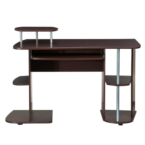 Techni Mobili Multifunction Computer Desk Chocolate 30" H x 48" W x 24" D